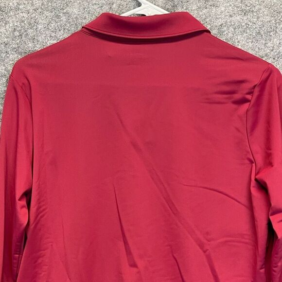 Swing Dish Shirt Women's Large Red Collared Clara Long Sleeve Crimson Golf Polo - Picture 10 of 15